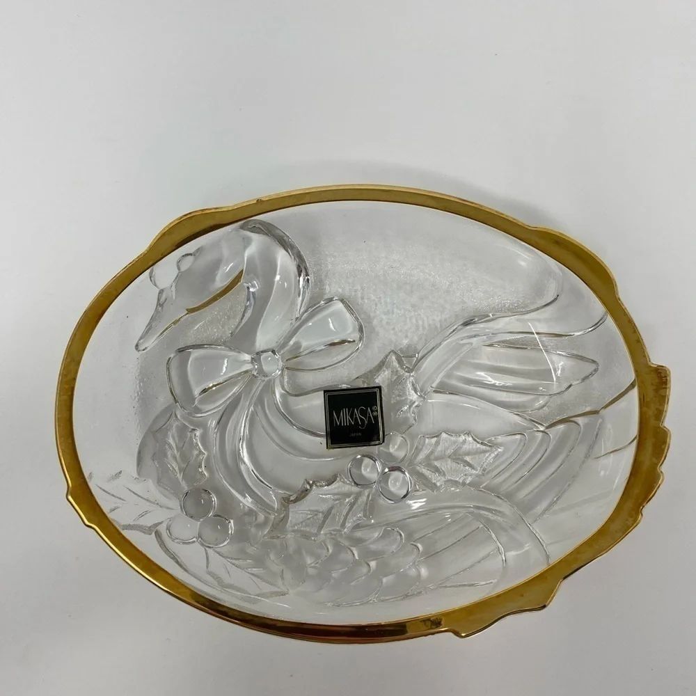 Mikasa Goose Festive Holiday Sweet Dish